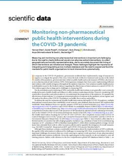 Monitoring non-pharmaceutical public health interventions during the COVID-19 pandemic