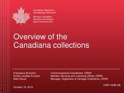Overview of the Canadiana collections - crkn-rcdr.ca