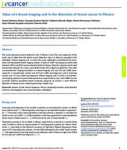 Value of a breast imaging unit in the detection of breast cancer in Mexico