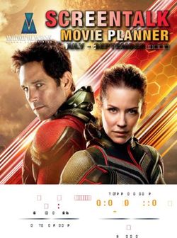 SCREENTALK MOVIE PLANNER - ANT-MAN AND - Motivate Val Morgan