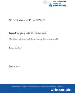 Leapfrogging into the unknown - The future of structural change in the developing world