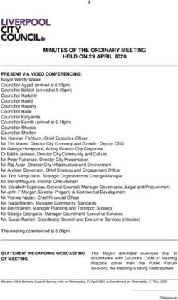 MINUTES OF THE ORDINARY MEETING HELD ON 29 APRIL 2020 - Liverpool City ...