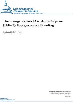 The Emergency Food Assistance Program (TEFAP): Background and Funding - Updated July 21, 2021 - CRS ...