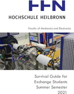 Survival Guide for Exchange Students Summer Semester 2021 - Faculty of Mechanics and Electronics