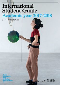 International Student Guide - Academic year 2017-2018 ERASMUS code: F ST ETIE 16 - Esadse