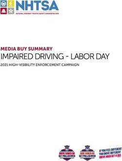 IMPAIRED DRIVING - LABOR DAY - MEDIA BUY SUMMARY 2021 HIGH-VISIBILITY ENFORCEMENT CAMPAIGN