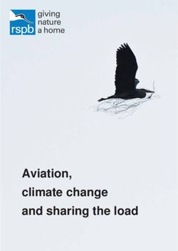 Aviation, climate change and sharing the load