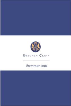 Summer 2018 - Beechen Cliff School