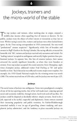 Jockeys, trainers and the micro-world of the stable