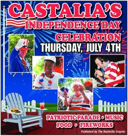 CASTALIA'S THURSDAY, JULY 4TH CELEBRATION - PATRIOTIC PARADE MUSIC FOOD FIREWORKS - The Nashville Graphic