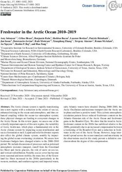 Freshwater in the Arctic Ocean 2010-2019
