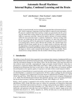 Automatic Recall Machines: Internal Replay, Continual Learning and the Brain