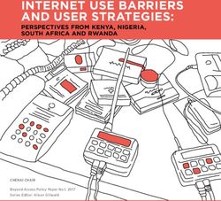 INTERNET USE BARRIERS AND USER STRATEGIES: PERSPECTIVES FROM KENYA, NIGERIA, SOUTH AFRICA AND RWANDA - Research ICT Africa
