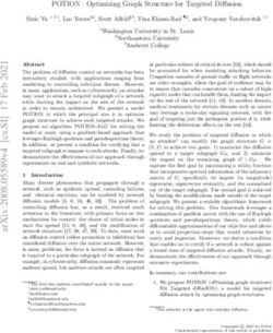 POTION : Optimizing Graph Structure for Targeted Diffusion