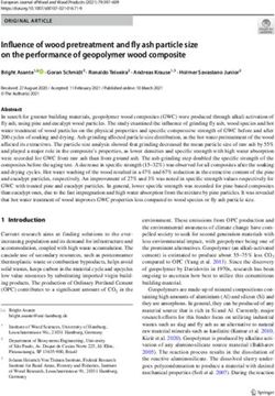 Influence of wood pretreatment and fly ash particle size on the performance of geopolymer wood composite