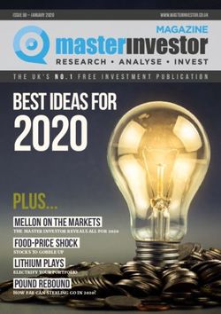 2020 best ideas for - Master Investor