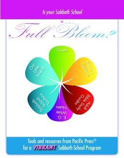 Full Bloom? Is your Sabbath School - Tools and resources from Pacific Press Sabbath School Program