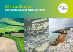 Climate Change and Sustainability Strategy 2021 - Data