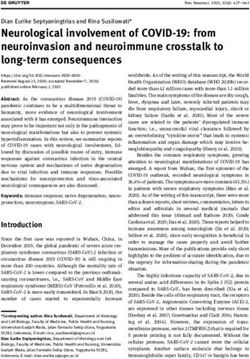Neurological involvement of COVID-19: from neuroinvasion and neuroimmune crosstalk to long-term consequences - De Gruyter