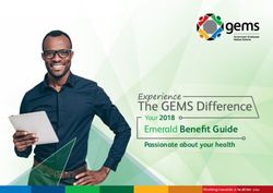 Emerald Benefit Guide - Your 2018 Passionate about your health - GEMS