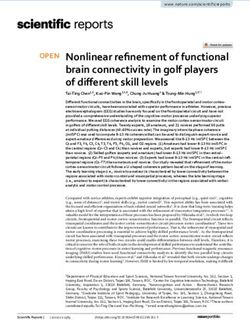 Nonlinear refinement of functional brain connectivity in golf players of different skill levels