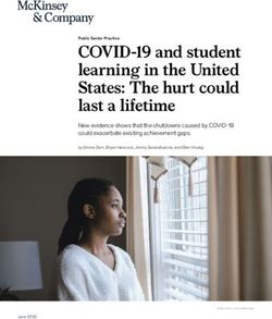 COVID-19 AND STUDENT LEARNING IN THE UNITED STATES: THE HURT COULD LAST A LIFETIME - MCKINSEY