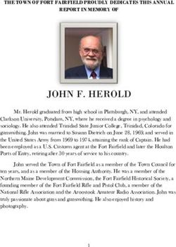 JOHN F. HEROLD - Town of Fort Fairfield, Maine