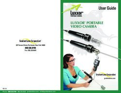 User Guide LUXXOR PORTABLE VIDEO CAMERA - Gradient Lens Corporation