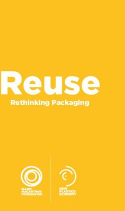 REUSE RETHINKING PACKAGING - ELLEN MACARTHUR FOUNDATION