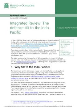 Integrated Review: The defence tilt to the Indo-Pacific - UK ...
