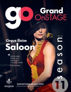 Saloon Cirque &Eacute;loize - SUBSCRIPTIONS ON SALE NOW! - Kingston Grand Theatre