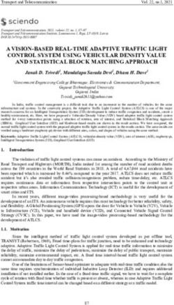 A VISION-BASED REAL-TIME ADAPTIVE TRAFFIC LIGHT CONTROL SYSTEM USING VEHICULAR DENSITY VALUE AND STATISTICAL BLOCK MATCHING APPROACH - Sciendo