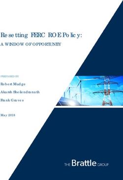 Resetting FERC ROE Policy: A WINDOW OF OPPORTUNITY PREPARED BY - The ...