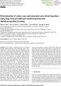 Determination of vadose zone and saturated zone nitrate lag times using long-term groundwater monitoring data and statistical machine learning - HESS