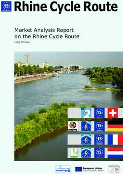 Rhine Cycle Route Market Analysis Report on the Rhine Cycle Route 15 15 15