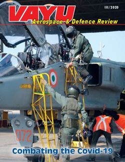 Combating the Covid-19 - Aerospace & Defence Review III/ 2020 - Vayu Aerospace and Defence ...