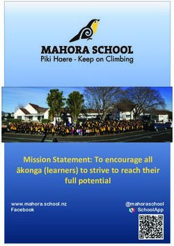 Mission Statement: To encourage all ākonga (learners) to strive to reach their full potential - www.mahora.school.nz Facebook