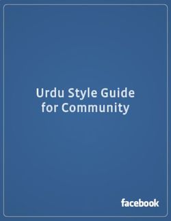 Urdu Style Guide for Community