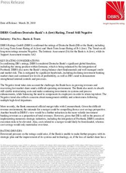 DBRS Confirms Deutsche Bank's A (low) Rating, Trend Still Negative