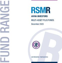 AVIVA INVESTORS MULTI-ASSET PLUS FUNDS - December 2020 - OUR RESEARCH. YOUR SUCCESS - Rayner ...