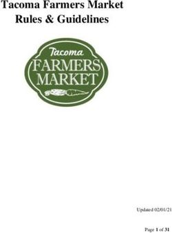 Tacoma Farmers Market Rules & Guidelines