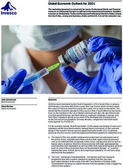 Global Economic Outlook for 2021 - Invesco