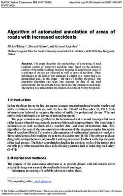 Algorithm of automated annotation of areas of roads with increased accidents