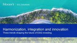 Harmonization, integration and innovation - Three trends shaping the future of ESG investing - Frankfurt Main Finance