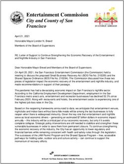 Entertainment Commission - City and County of San Francisco