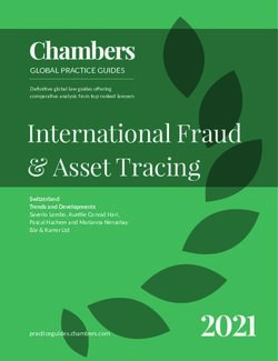 International Fraud & Asset Tracing - LALIVE