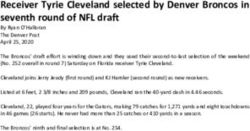 Receiver Tyrie Cleveland selected by Denver Broncos in seventh round of NFL draft - Denver Broncos Media