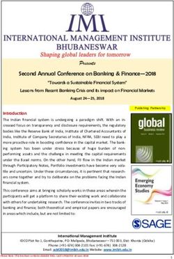 Second Annual Conference on Banking & Finance-2018 - IMI Bhubaneswar