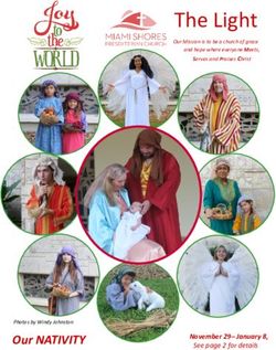 The Light - Our NATIVITY - Miami Shores Presbyterian Church