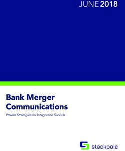 JUNE2018 - Bank Merger Communications Proven Strategies for Integration Success - Stackpole & Partners
